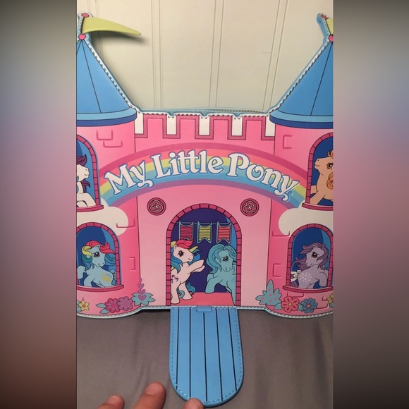 NWT Loungefly My Little Pony Castle Bag Crossbody Collectible - Picture 2 of 5